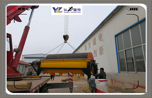 永磁筒式磁選機(jī)，湖北CTB-718永磁筒式磁選機(jī)優(yōu)缺點(diǎn)_磁鐵如何分布_湖北CTB-718永磁筒式磁選機(jī)優(yōu)缺點(diǎn)不吸鐵如何處理