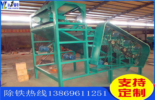 高壓輥磨磁選機(jī)，單傳動(dòng)高壓輥磨磁選機(jī)適合大企業(yè)生產(chǎn)_單傳動(dòng)輥壓磁選機(jī)打開(kāi)新的破碎天地磁場(chǎng)一般為多少_磁塊如何排列