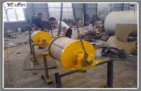 強磁滾筒，山西強磁磁滾筒銷售_滾筒磁選機多少錢一臺，山西強磁磁滾筒銷售工作原理