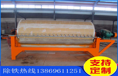 永磁筒式磁選機(jī)，賀州永磁筒式磁選機(jī)_遠(yuǎn)力賀州永磁筒式磁選機(jī)的結(jié)構(gòu)磁場(chǎng)分布圖