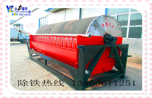 永磁濕式磁選機(jī)，四川永磁濕式磁選機(jī)_遠(yuǎn)力四川永磁濕式磁選機(jī)的結(jié)構(gòu)磁場(chǎng)分布圖 