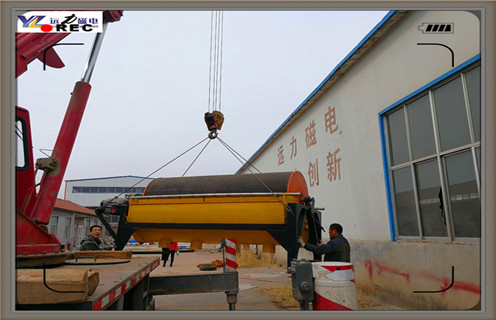 永磁筒式磁選機，云南永磁筒式磁選機廠家_遠力云南永磁筒式磁選機廠家的結(jié)構(gòu)磁場分布圖